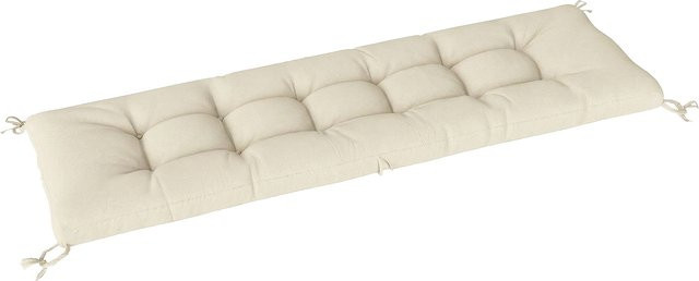 Outsunny Palettenkissen Beige mit abnehmbarem Bezug und Befestigungsbändern, B/T/H: 198 x 65 x 13 cm - Bild 1