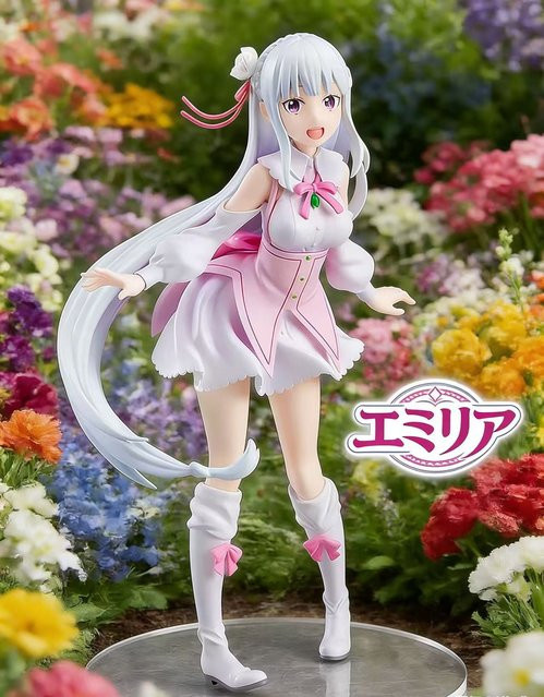 Bandai Re:Zero Emilia Actionfigur, Fantasy - Bild 1