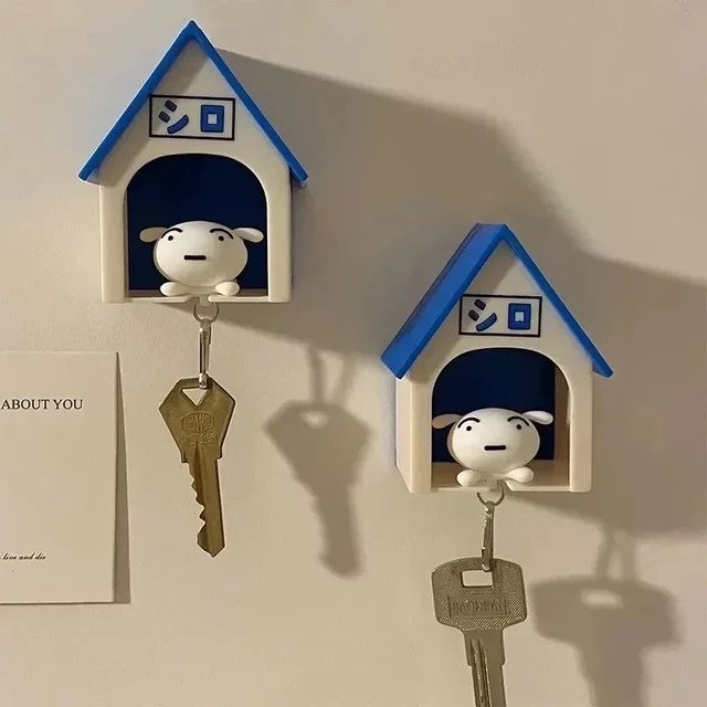 Bandai Crayon Shin-chan Schlüsselbund, Hund, Kunststoff - Bild 1