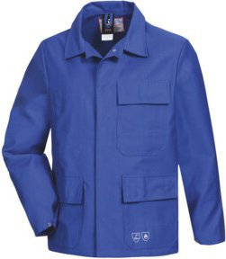Tempex Schweißerschutz-Jacke PROBAN in Royalblau, Konfektionsgröße 56, nach EN ISO 11611 - Bild 1