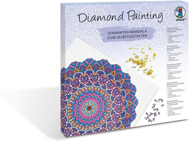 URSUS Diamond Painting Mandala Blume - Bild 1