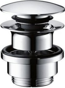 Hansgrohe Push-Open-Ablaufgarnitur für Waschtisch- und Bidetmischer in Chrom - Bild 1
