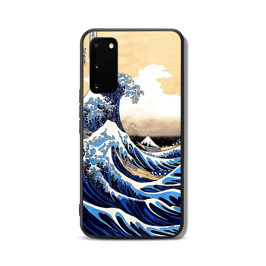 Kanagawa Great Wave Anime Handyhülle für Samsung Galaxy S24 FE S23 S22 S21 S20 Ultra Plus 5G in Multicolour - Bild 3
