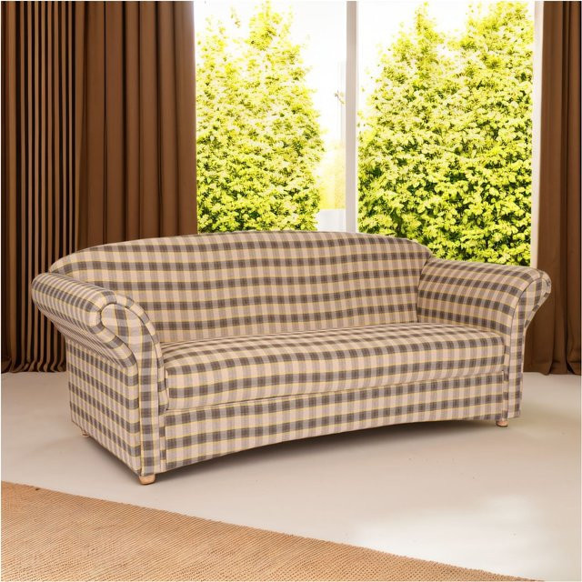 3-Sitzer Sofa Loretta Prestige Home, Braun, B/T/H: 204 x 83 x 85 cm - Bild 1