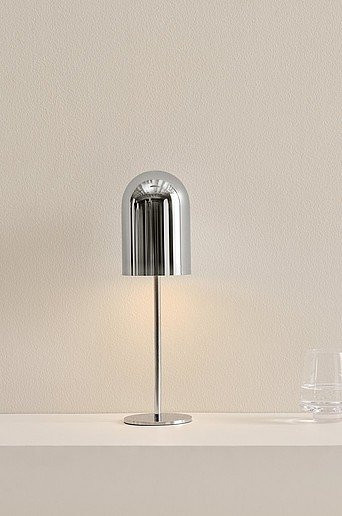 Jotex ARA Tischlampe LED tragbar in Silber, dimmbar mit Touch-Funktion und Akku - Bild 1