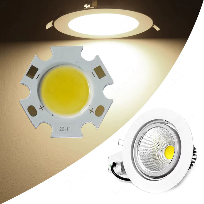 ankatec COB LED Lichtquellenchip für Downlight-Scheinwerfer, Warmweiß, Aluminium, Durchmesser: 20 mm, Höhe: 11 mm - Bild 3