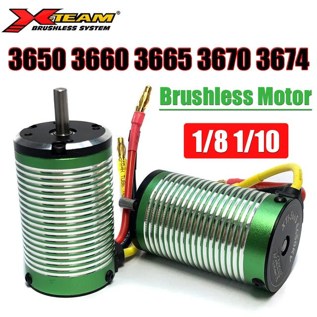 X-TEAM Wasserdichter Bürstenloser Motor, Metall, für RC-Modelle - Bild 1