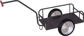 Cordes Handwagen ohne Bordwand aus Stahl in Anthrazit RAL 7016 - Bild 1