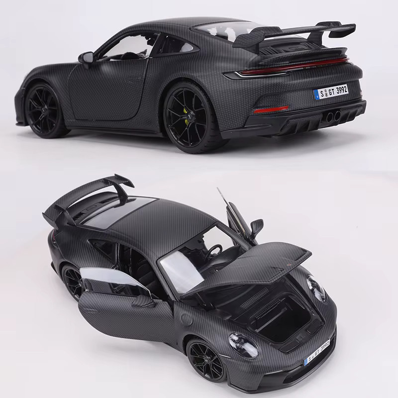 Bburago Porsche 911 GT3 50th Anniversary Edition, Automodell, 1:18, Metall, Schwarz - Bild 6