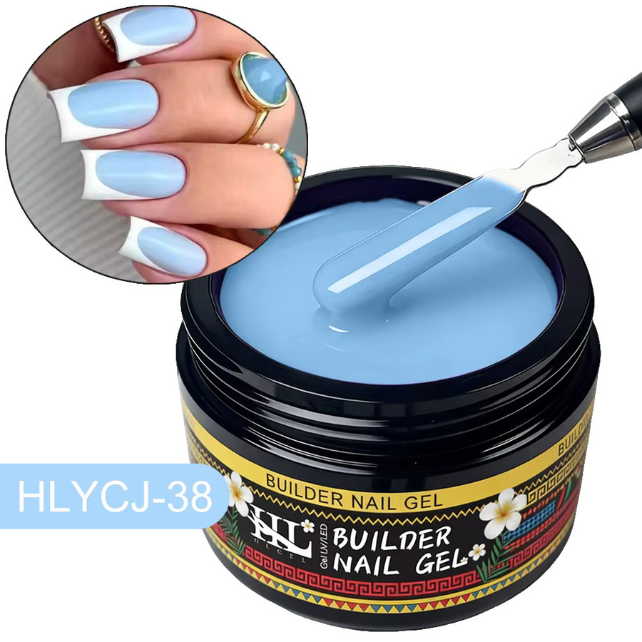 HLGEL Acrylgel TPO-frei, Aufbaugel für Nagelverlängerung, glänzend - Bild 1