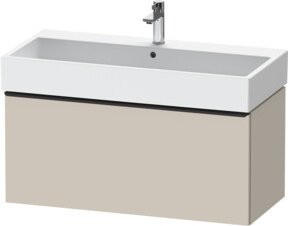 Duravit Waschtischunterschrank D-Neo wandhängend in Weiß matt, B/T/H: 98,4 x 44,2 x 44,0 cm - Bild 1