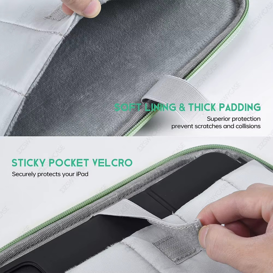 DZSWYCASE Tablet-Schutzhülle für iPad, Samsung, Xiaomi und Lenovo, gepolsterte wasserdichte Tasche mit Fach, Blau - Bild 3