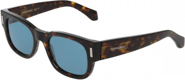 Salvatore Ferragamo Sf2064se Sonnenbrille, Herren, Vollrand, Square, Dark Tortoise/Black, Acetat - Bild 1