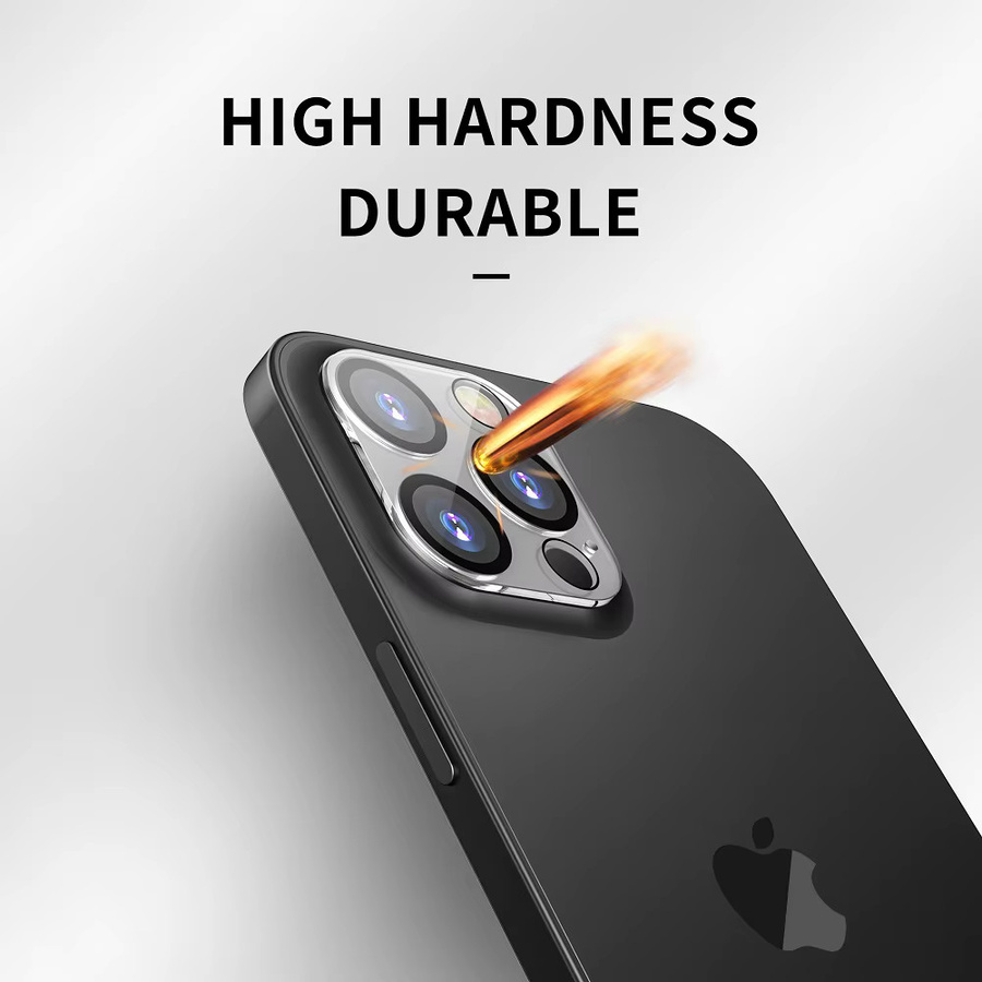 Kameraobjektivschutz aus gehärtetem Glas für Apple iPhone 17 Air 16 15 14 13 12 Mini 11 Pro Max 16 Plus, transparent - Bild 4