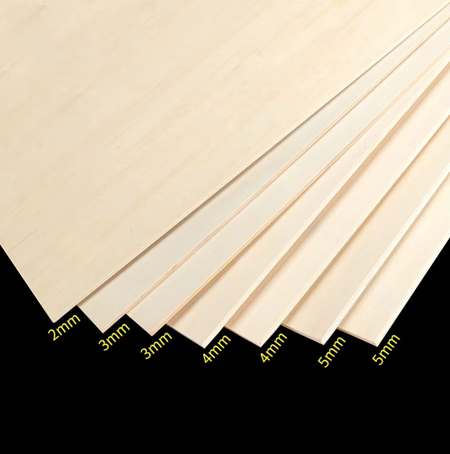 Sperrholz-Bastelbrett aus Holz in Beige für DIY-Handwerk und Modellbau, Dicke: 3 mm oder 5 mm - Bild 2