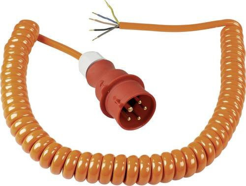 AS Schwabe Strom Anschlusskabel Orange, Länge: 5 m - Bild 1