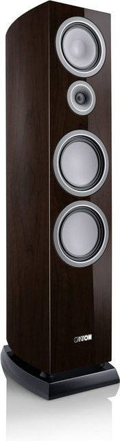 Canton Vento 90 Passiver Stand-Lautsprecher in Hochglanz Nussbaum Dunkelbraun - Bild 1