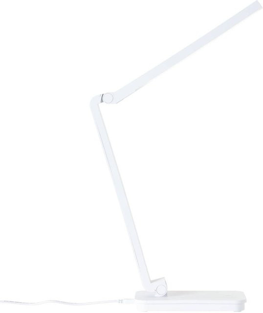 BRILLIANT Tori LED Tischleuchte weiß, dimmbare Leseleuchte mit Touchdimmer, 5W, 320lm, 5000K, höhenverstellbar und neigbar - Bild 1