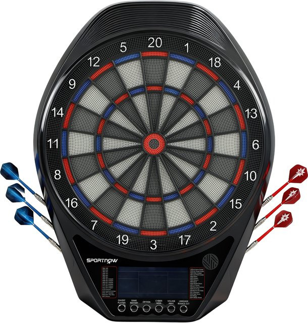 SPORTNOW Elektronische Dartscheibe, mit LED-Display, für 8 Spieler - Bild 1