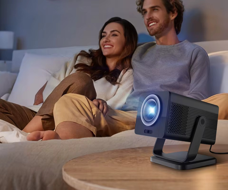 HP MC450 Smart-Heimprojektor in Schwarz mit Full HD Auflösung, 4K-Dekodierung, Android 14, Dual Wi-Fi 6 und Bluetooth 5.4, 290 ANSI Lumen - Bild 3
