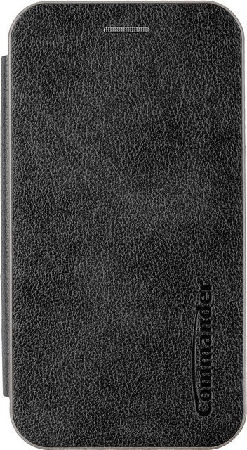 COMMANDER CURVE Book Case DELUXE Schutzhülle für Samsung Galaxy S23 in Elegant Royal Black - Bild 1