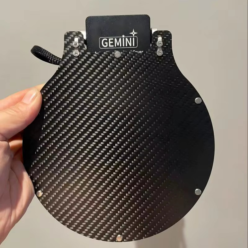 Ascom Gemini 2025 Astronomische Fotografie Fernbedienung aus Kohlefaser in Schwarz mit Bildschirm und flachem Feldbrett - Bild 2