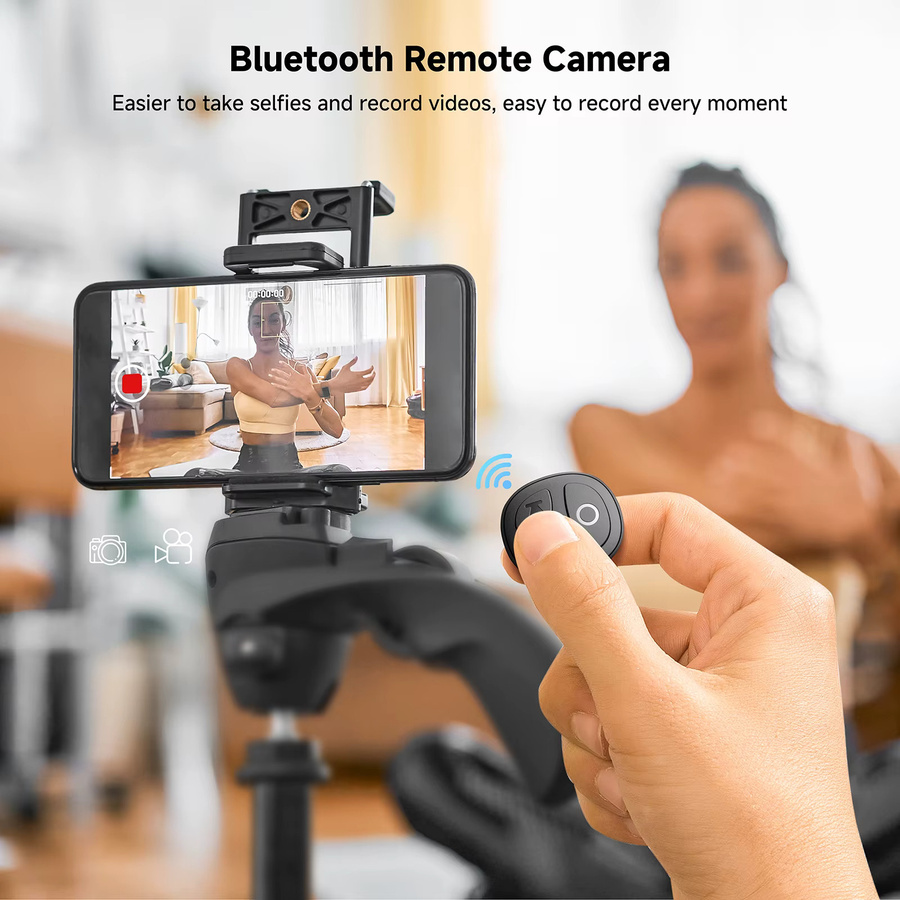 GITFOS Scrolling Ring Kabelloser Finger-Shutter Bluetooth Handy-Controller in Schwarz - Bild 5
