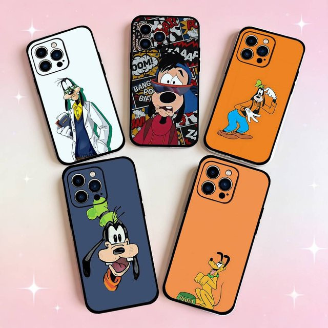 Mesuca Handyhülle Goofy Film Design für iPhone 17 16 15 14 13 12 11 Pro Max Plus X XR XS Max und Mini in Multicolour - Bild 1