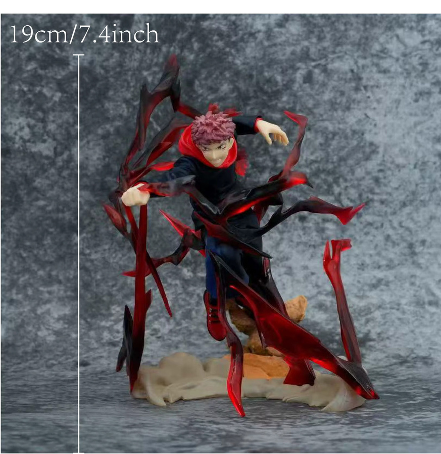 Bandai Jujutsu Kaisen Itadori Yuji Figur, PVC-Statue, 19 cm - Bild 2