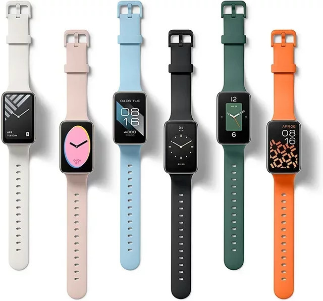 Xiaomi Uhrenarmband Silikon, Weiß, Unisex - Bild 1