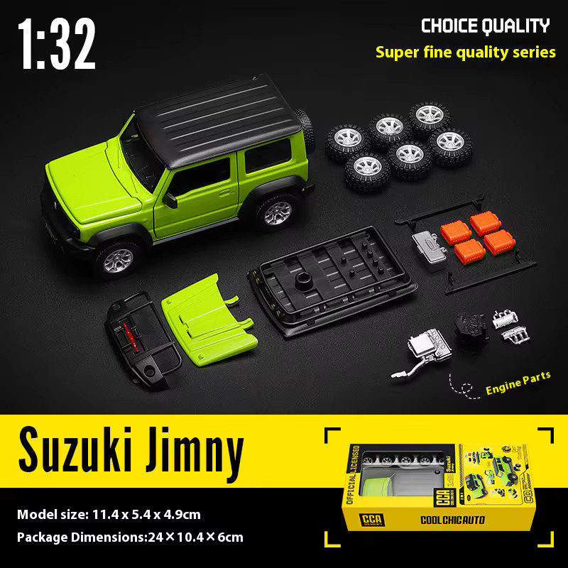 CCA Suzuki Jimny, Legierungsmodell, 1:32, Metall - Bild 2
