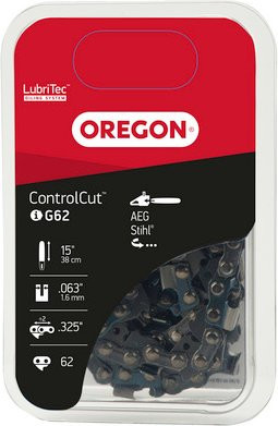 OREGON Halbmeißelzahn-Ersatzkette, 62 TG, 380 mm, grau - Bild 1