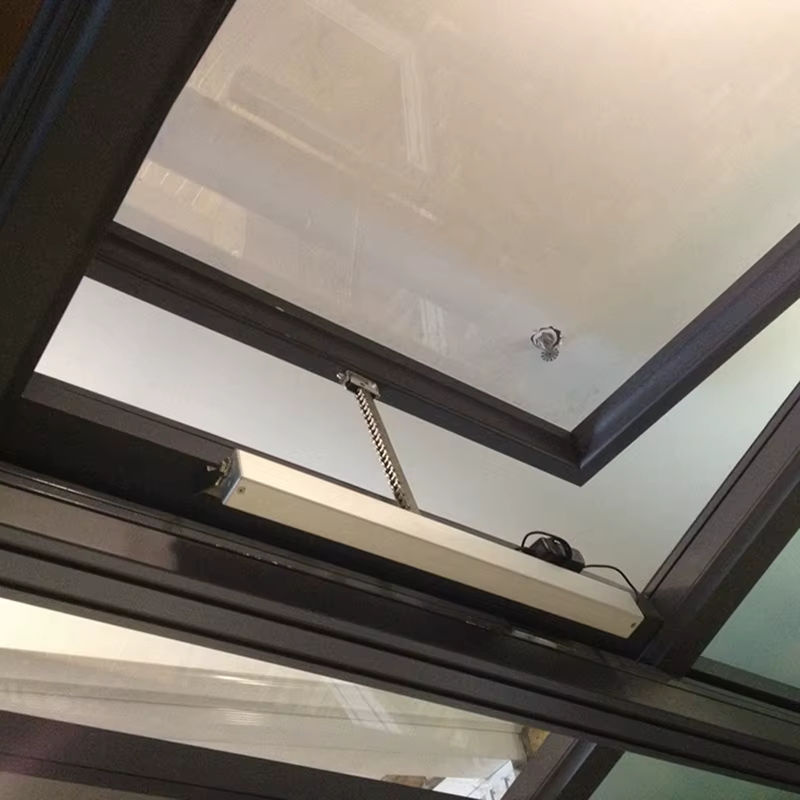 VSEUMET Elektrischer Ketten-Fensteröffner mit 500 mm Hubweg, Smart Wifi Fensterantrieb für Dachfenster, Markisen und Gewächshäuser, Farbe: Silber - Bild 3