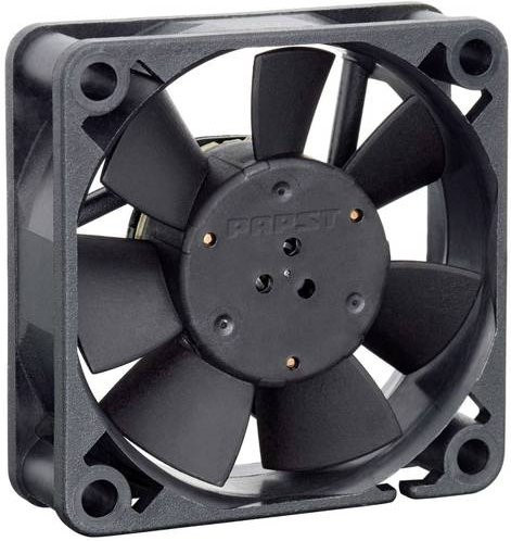 EBM Papst Axiallüfter 512F/2-531 Schwarz 12 V/DC 18.5 m³/h B/T/H: 50 x 50 x 15 mm - Bild 1