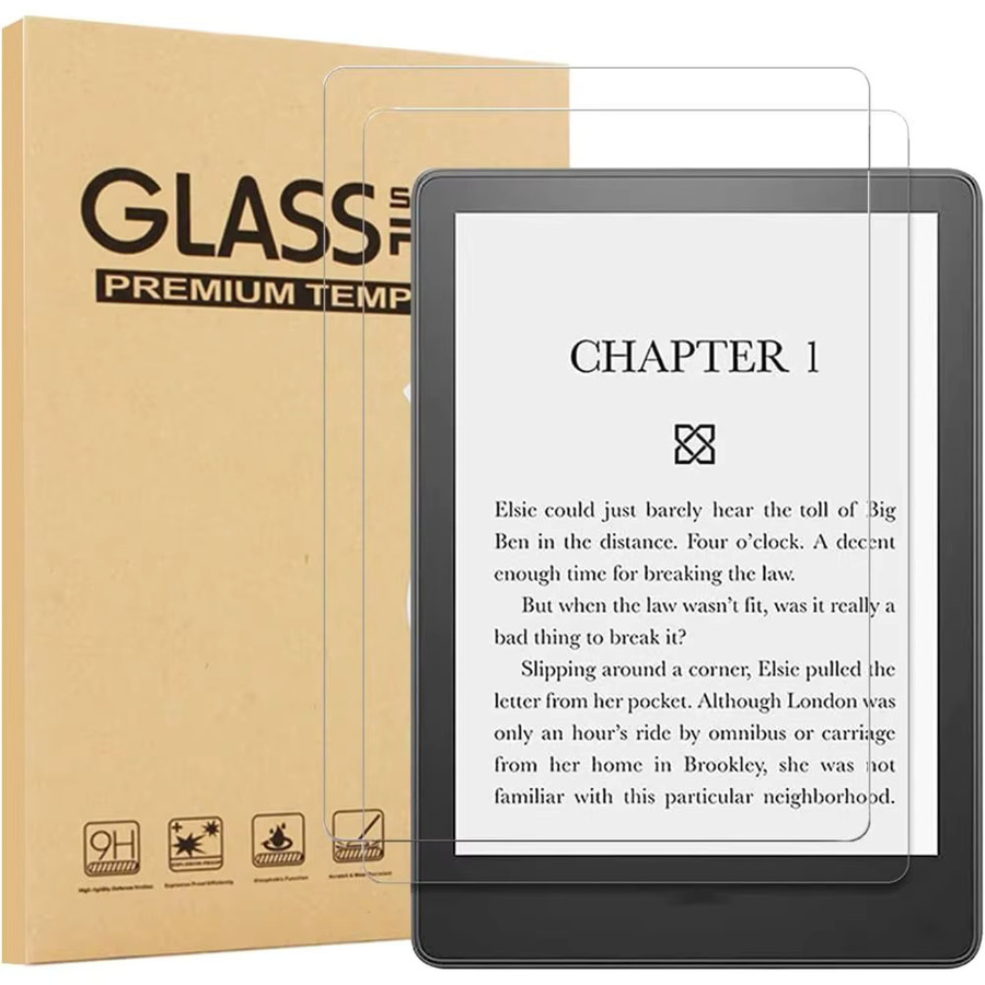 2er-Pack HD-Displayschutzfolie aus gehärtetem Glas, transparent, stoßfest und kratzfest, für Kindle Paperwhite 12. Generation und Colorsoft 7 Zoll 2024 - Bild 7