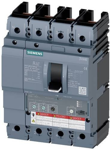 Siemens 3VA6210-8HL41-0AA0 Leistungsschalter in Grau mit einem Einstellbereich von 40 - 100A und einer maximalen Schaltspannung von 600 V/AC - Bild 1