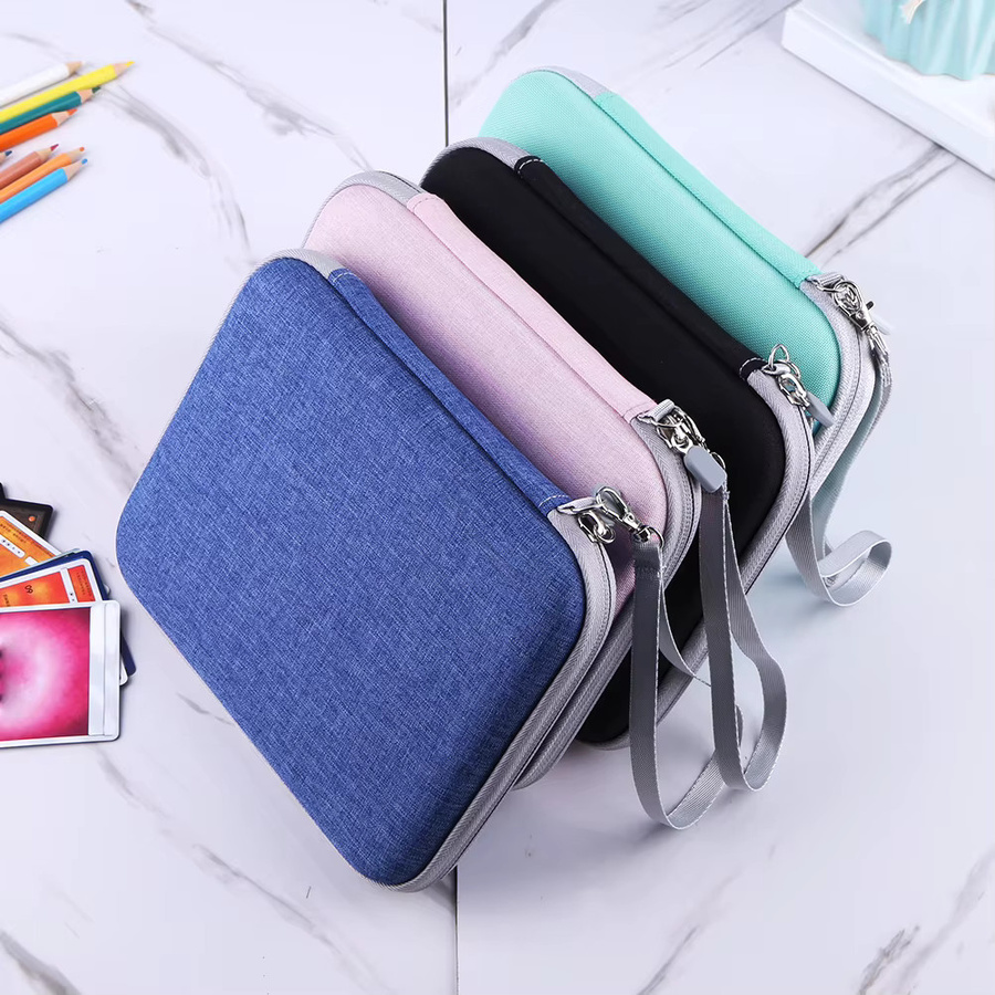ALLOYSEED Kartenbinderhalter mit Reißverschluss in Orange, weicher Ordner mit 80 Taschen für Yoto-Karten und Mini-Hörbücher - Bild 2