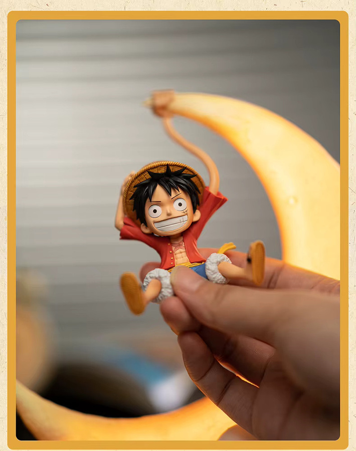 Bandai One Piece Ruffy Magnetsteuerung Nachtlicht, Desktop-Ornament, ab 14 Jahren - Bild 6