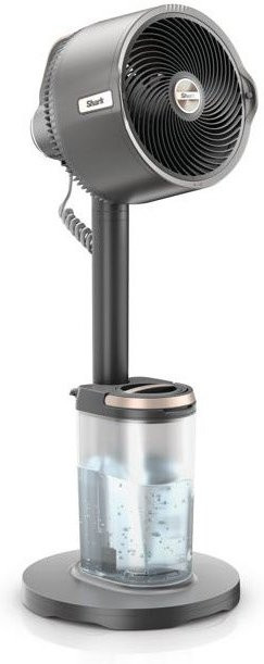 Shark FlexBreeze Pro Mist FA300EU Standventilator mit Nebelfunktion und Oszillation in Grau - Bild 1