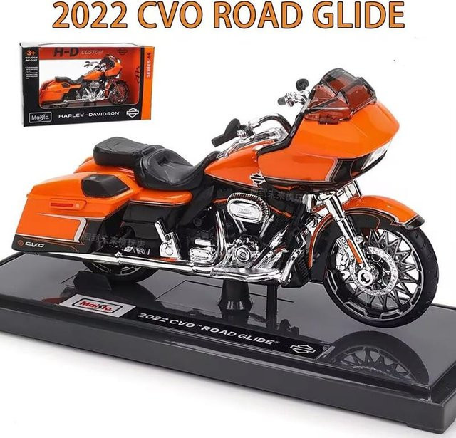Maisto Harley-Davidson Cvo Road Glide, Motorrad Modell, 1:18, Metall, ab 3 Jahren - Bild 1