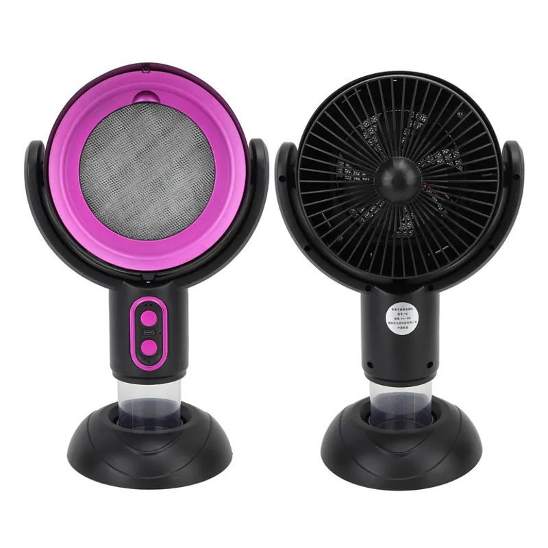 CosyHome Desktop-Dunstabzugshaube mit 2 Geschwindigkeiten und negativen Ionen, USB-betrieben, lila - Bild 5