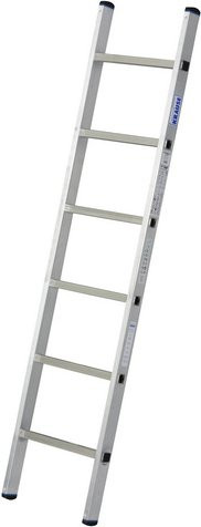 Krause Anlegeleiter STABILO aus Aluminium in Silber mit 6 Sprossen - Bild 1