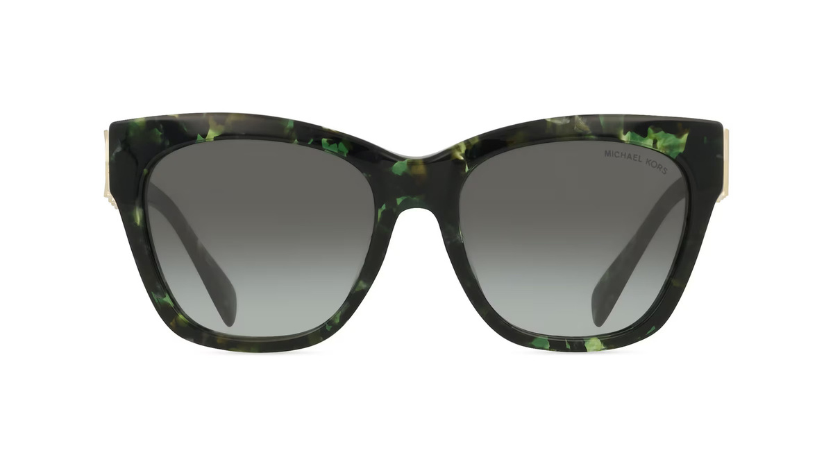 Michael Kors MK2182U Sonnenbrille Butterfly, Vollrand, Acetat, Damen, grün - Bild 1