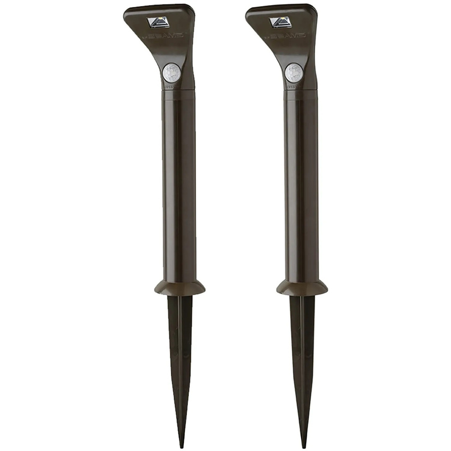 Mr. Beams LED-Wegeleuchte MB592 mit Bewegungsmelder, Braun, 2er-Pack - Bild 2