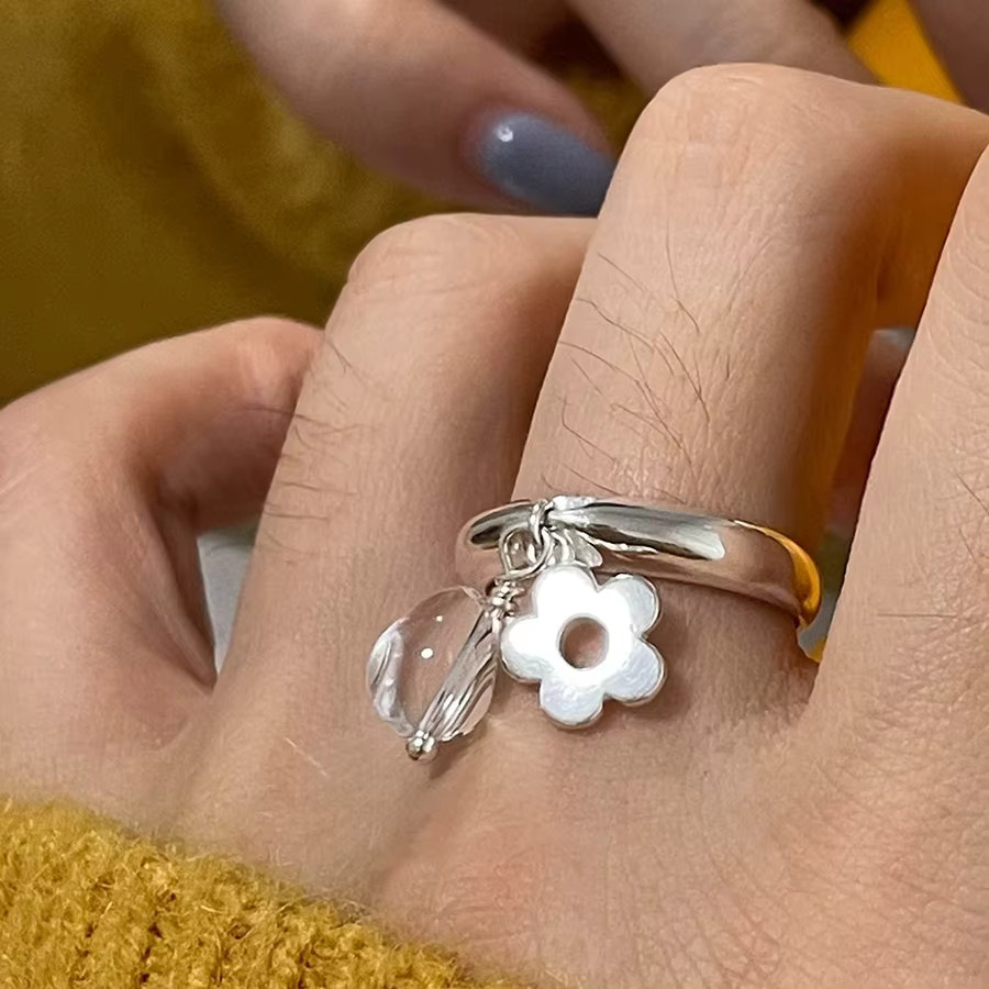 XIYANIKE Ring, Kristall Blume, Damen - Bild 2