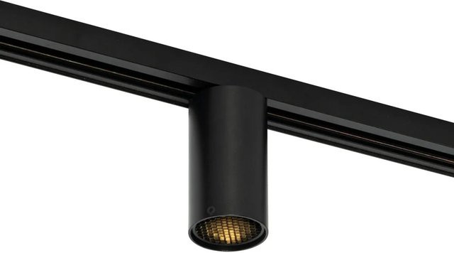QAZQA Moderner Strahler für 1-phasiges Schienensystem, GU10, Schwarz, Black Honey, verstellbar und dimmbar - Bild 1