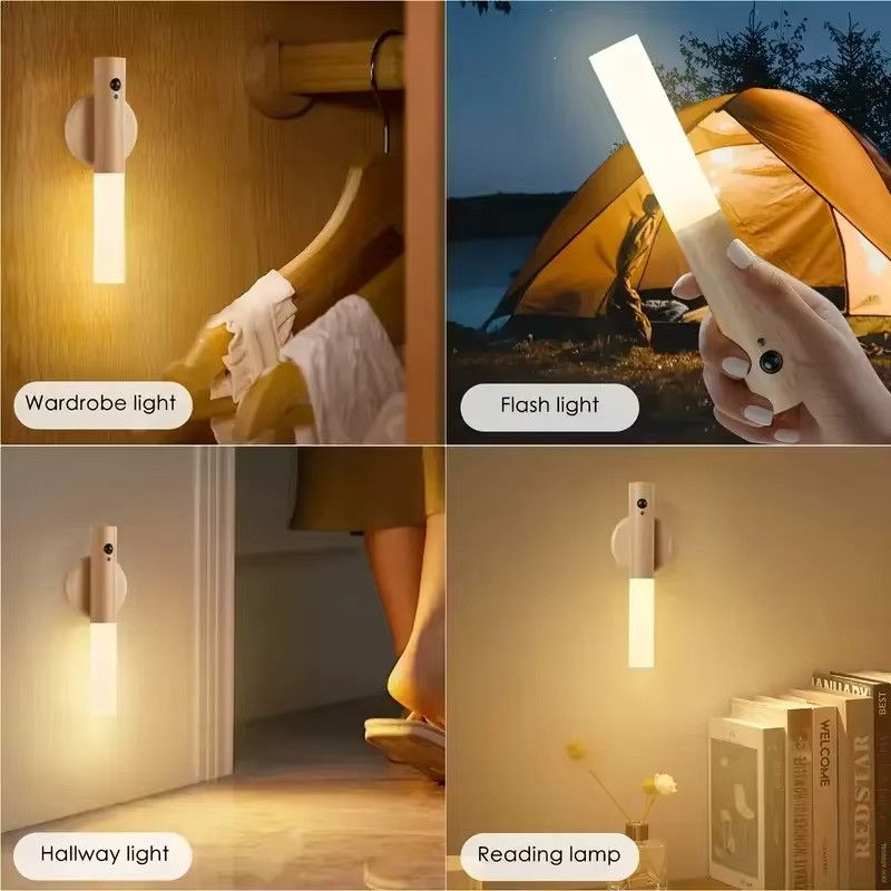 Szaoju LED Wandleuchte mit Motion Sensor und PIR Auto Induktion für Innenräume wie Schlafzimmer, Korridor oder Balkon - Bild 6