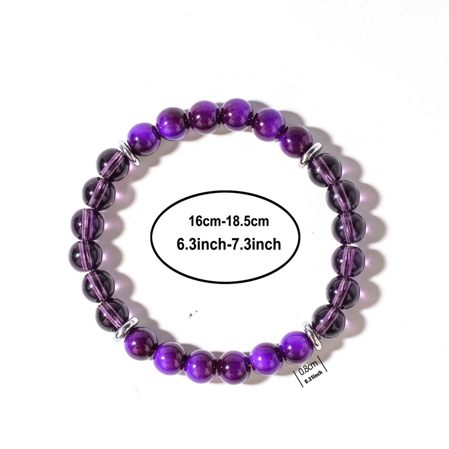 Epiphany Armband, Naturstein, Lila, Damen - Bild 2