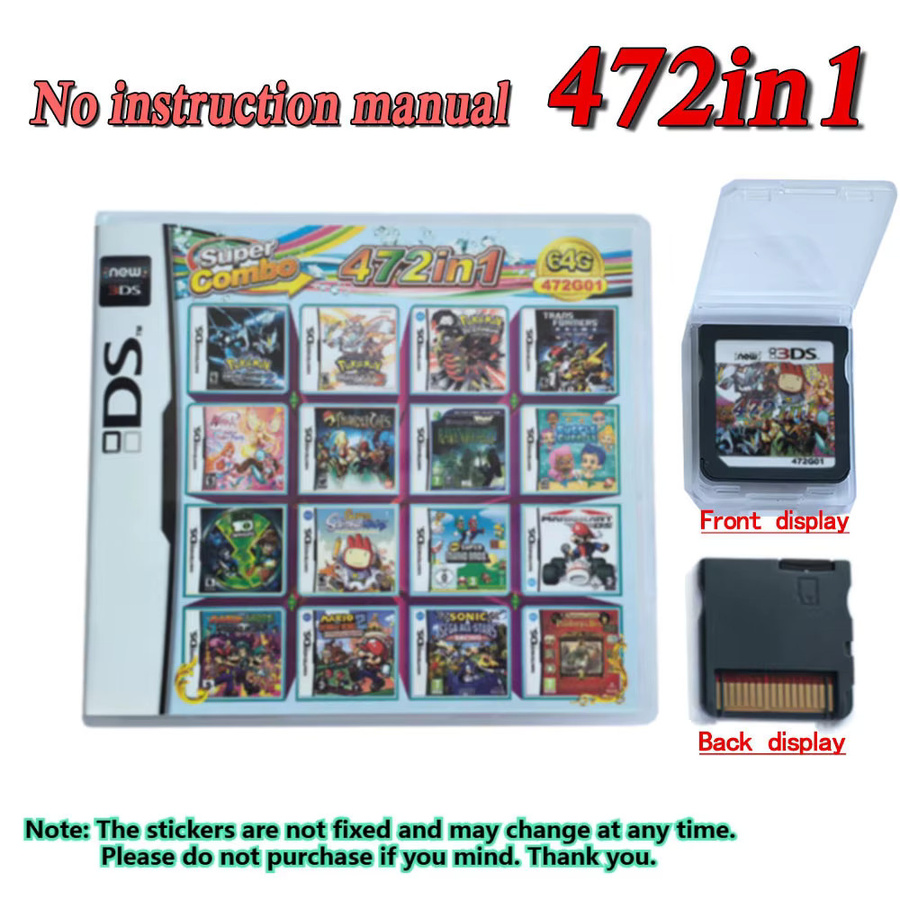 Bandai Multi Cart Super Combo Videospiel-Kartuschen-Set für Nintendo DS, NDS, 3DS, 3DSXL, 2DS, NDSL und NDSI - Bild 3