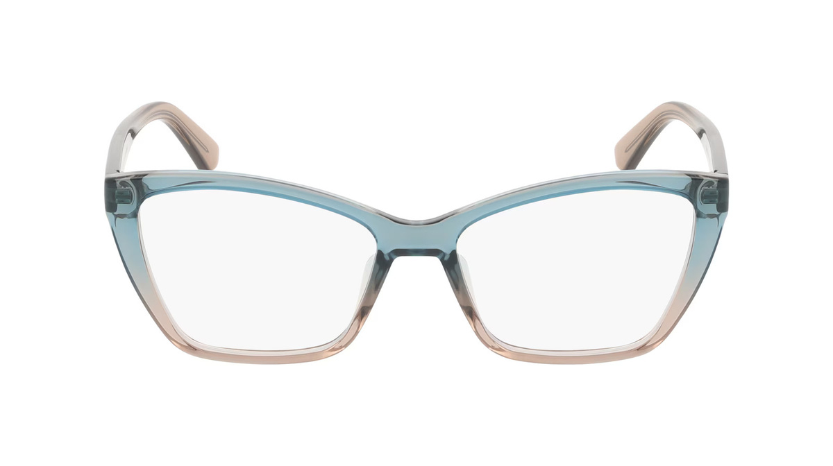 Calvin Klein CK24523 Korrektionsbrille, Vollrand, Butterfly, Acetat, Unisex, blau - Bild 1